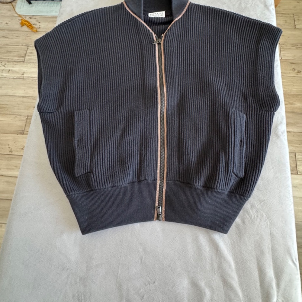 Brunello Cucinelli Slouchy Vest Size XXS - Picture 5 of 11
